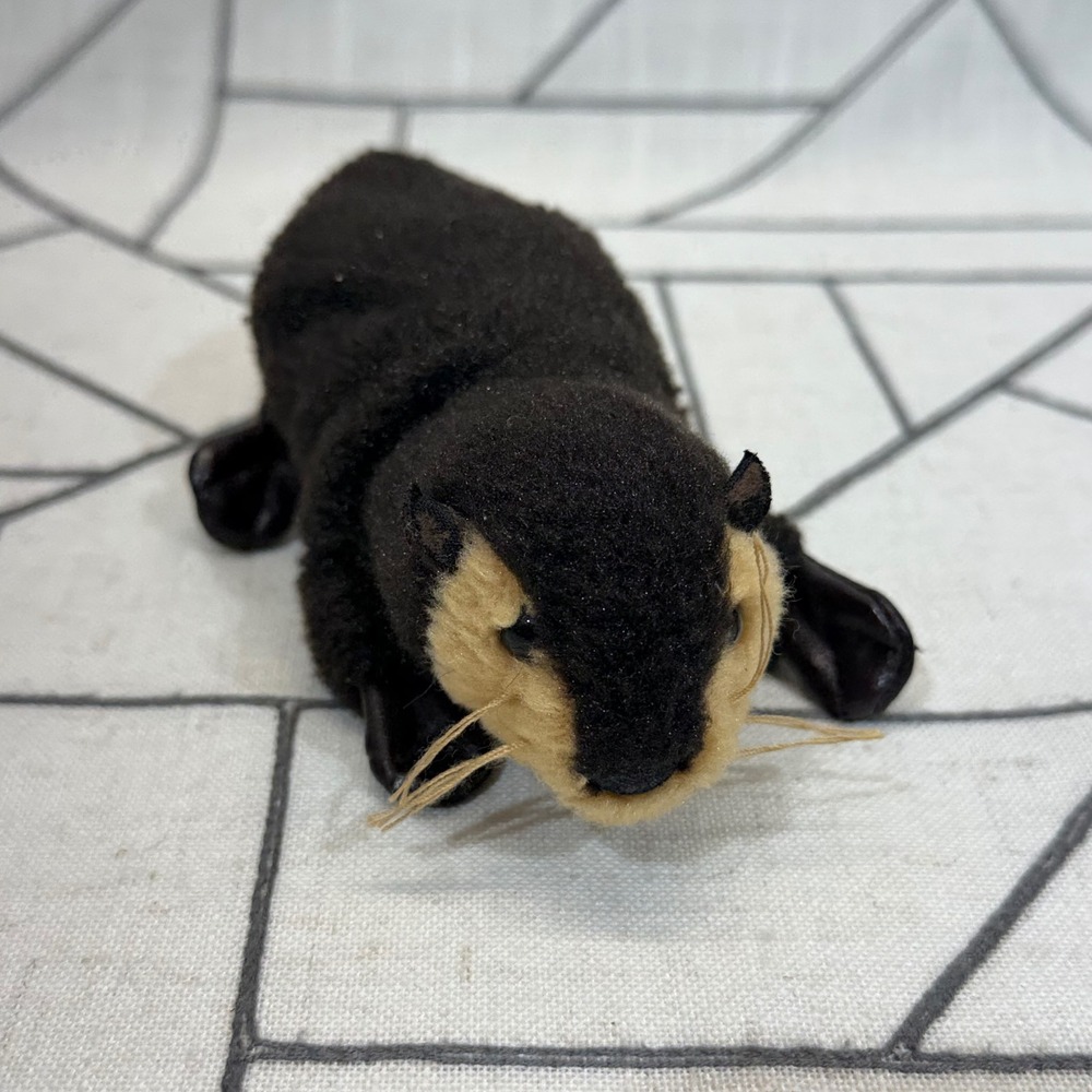Folkmanis Sea Otter Finger Puppet 9in Brown Tan Realistic Plush Animal